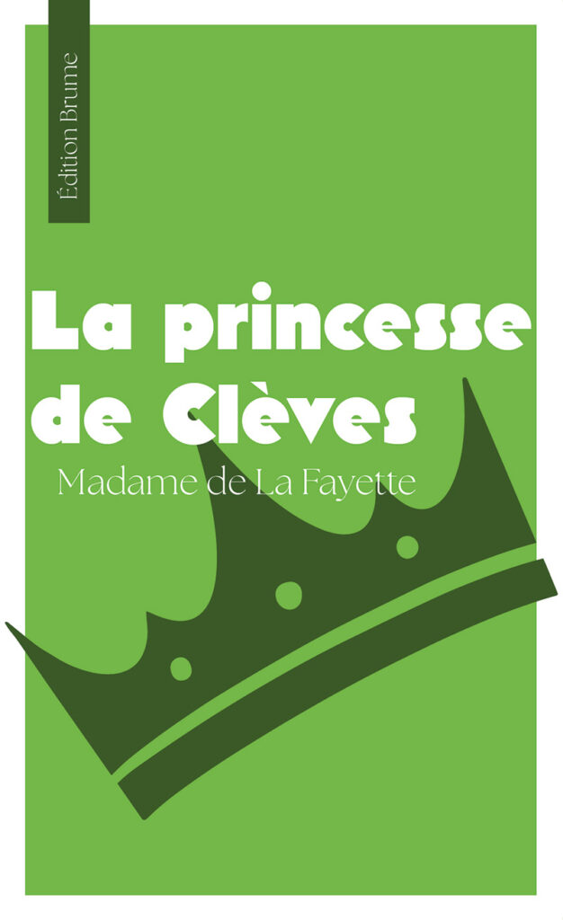 Maquette de la couverture de la Princesse de Clèves pour le design couverture collection de livre par Nekae Studio.