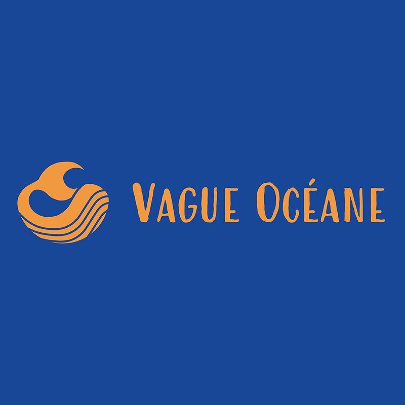 Logo secondaire de Vague Océane, provenant de son identité visuelle marque surf, conçue par Nekae Studio.