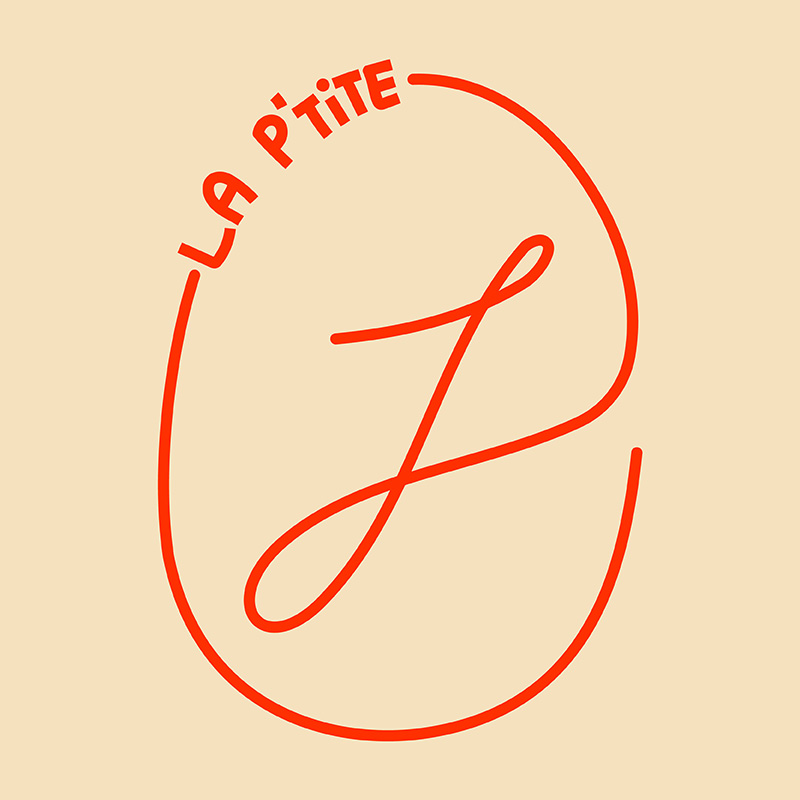 Logo emblème de La P'tite Joséphine, compte instagram de couture. Créé par Nekae Studio.