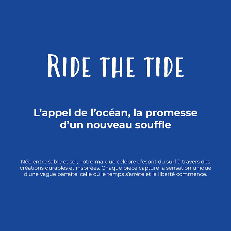 Association de typographies issue de l'identité visuelle marque surf de Vague Océane, créée par Nekae Studio.